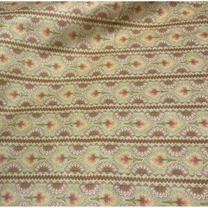 The Natures Lodge Fabric Blackbird Designs Moda 1/2 yard 44" Cotton Floral Strip